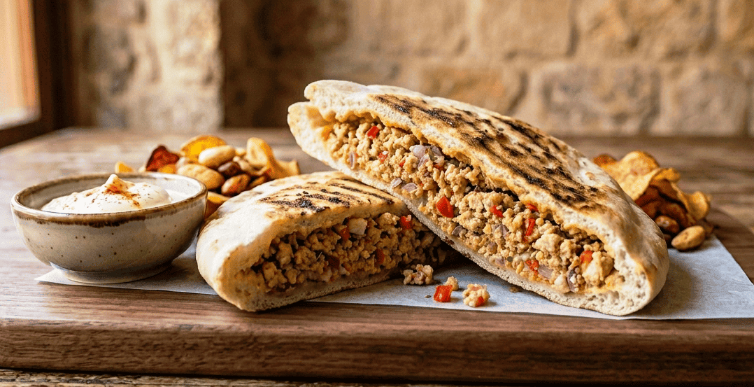 طريقة عمل حواوشي الدجاج المحشو بالخضروات والتوابل